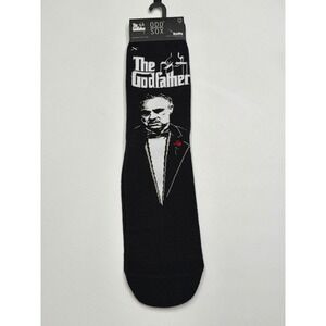 The Godfather Odd Sox Mens Black Dress Socks Iconic Movie Character Print 8-12
